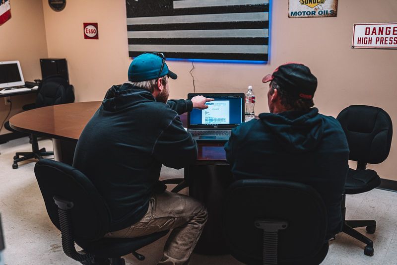 Reviewing scan results back at the office